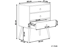 Abatley Kommode 60 cm