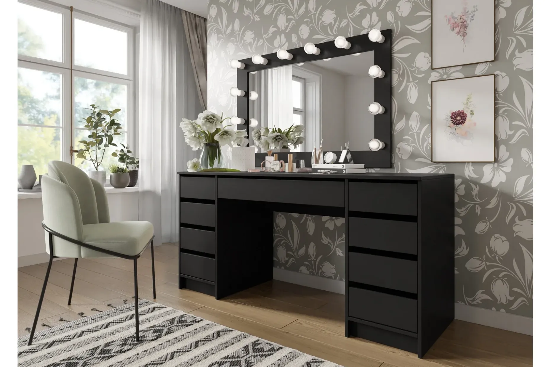 Adrash Skrivebord 55x154 cm