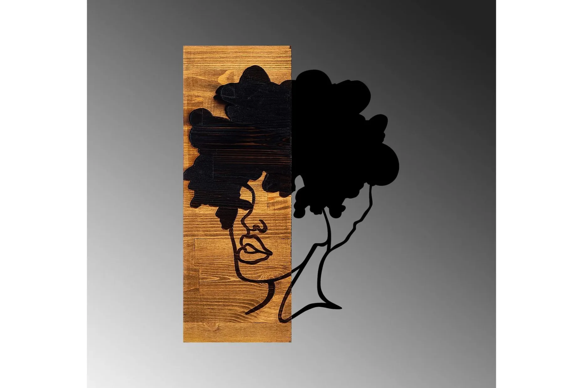 African Woman Veggdekor