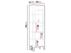 Aggarwal Vitrineskap 60 cm