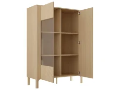 Aggarwal Vitrineskap 103 cm med Belysning