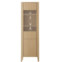 Aggarwal Vitrineskap 60 cm med Belysning