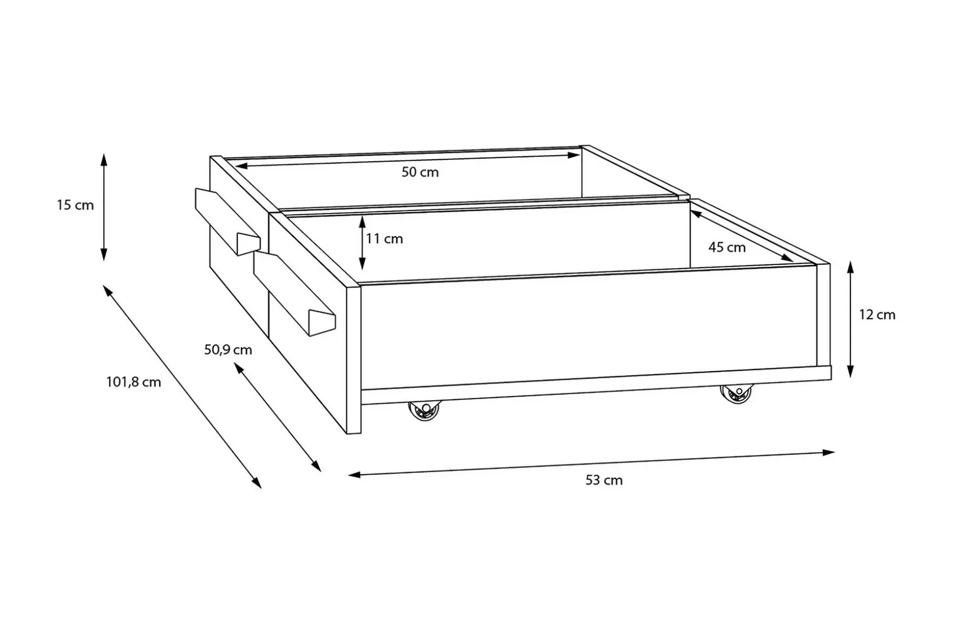 Ahmetbay Sengeskuff 2-pack