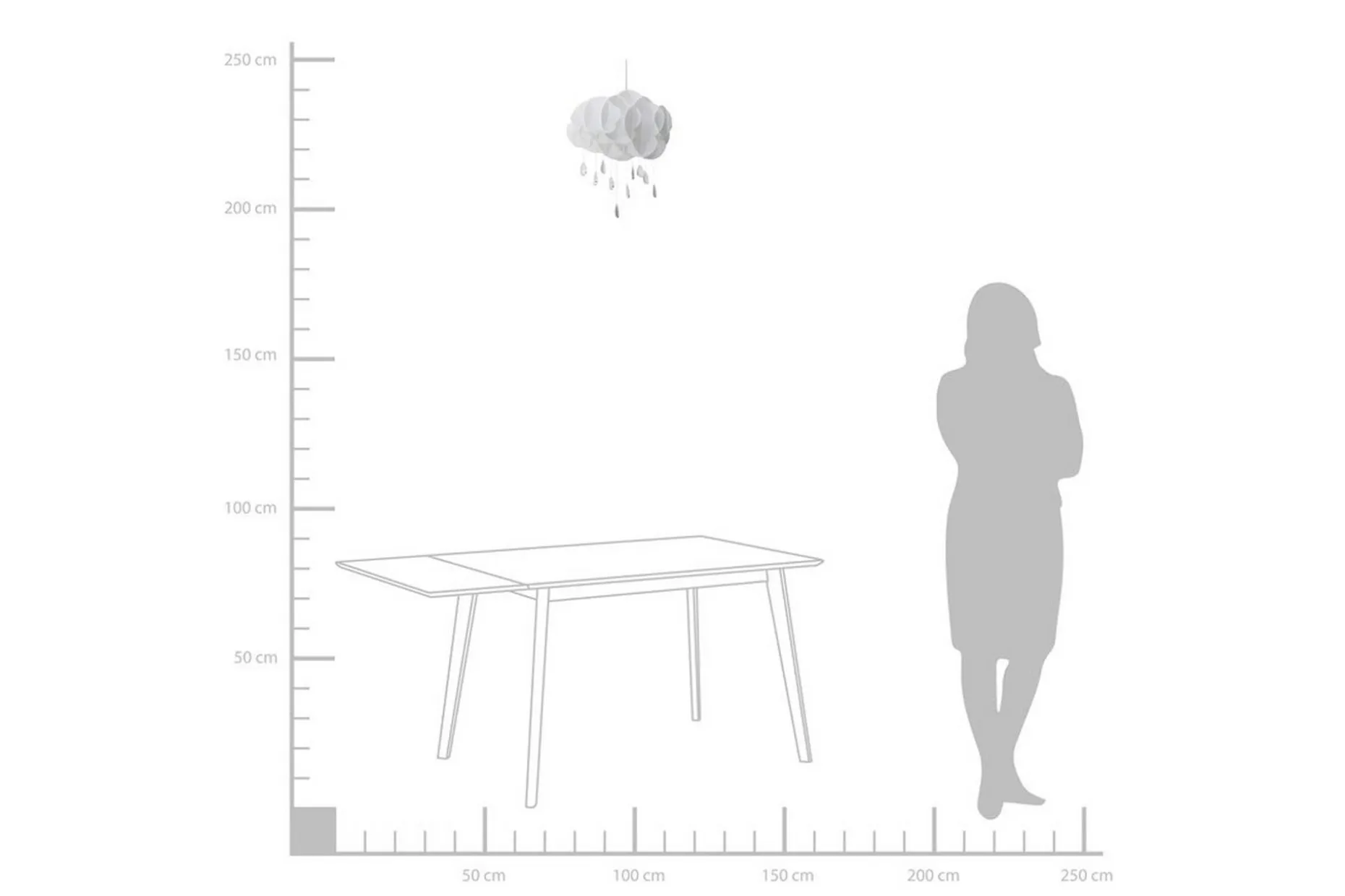 Ailenne Taklampe 35 cm