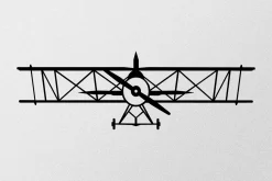 Airplanemetal Decor Veggdekor