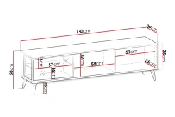 Akinari TV-benk 180 cm