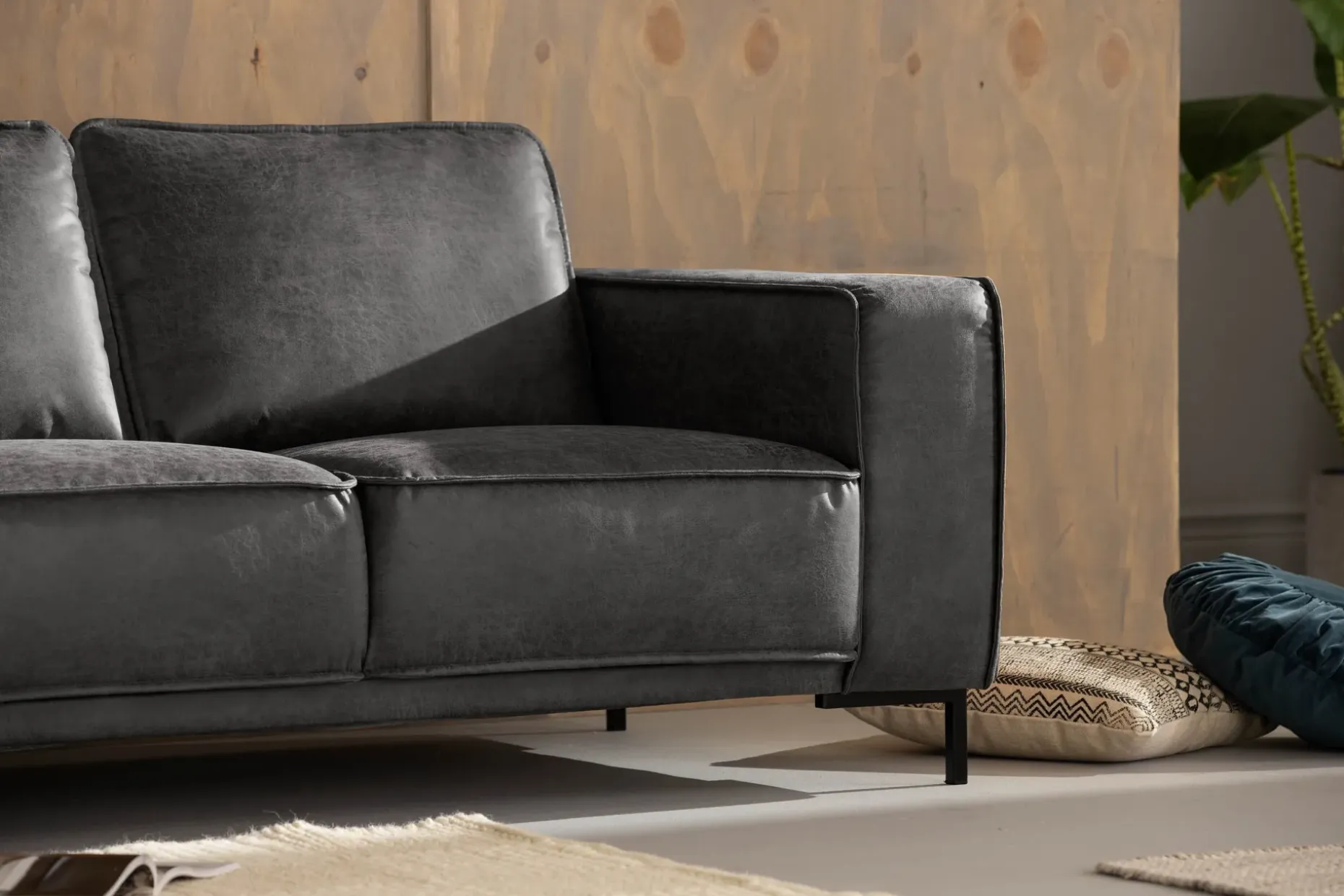 Akron 2,5-seter Sofa Bonded Lær