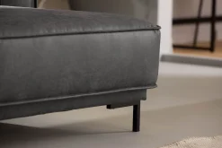 Akron 2-seter Sofa med Divan Høyre Bonded Lær