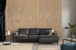 Akron 2-seter Sofa med Divan Høyre Bonded Lær