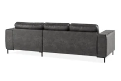 Akron 2-seter Sofa med Divan Høyre Bonded Lær