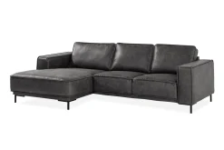Akron 2-seter Sofa med Divan Venstre Bonded Lær