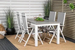 Albany Forlengbar Spisegruppe 152cm+4 Break Spisestoler