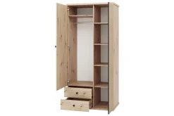 Aldbrough Garderobeskap med Speil 100x213 cm