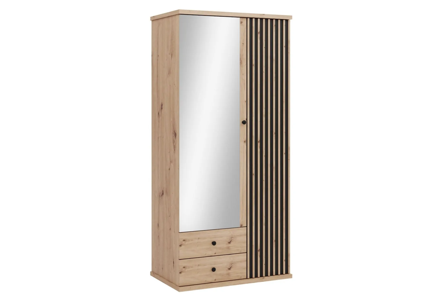 Aldbrough Garderobeskap med Speil 100x213 cm