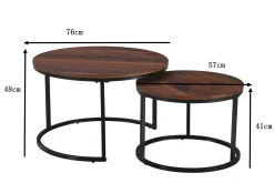 Alex settbord 76 cm rundt