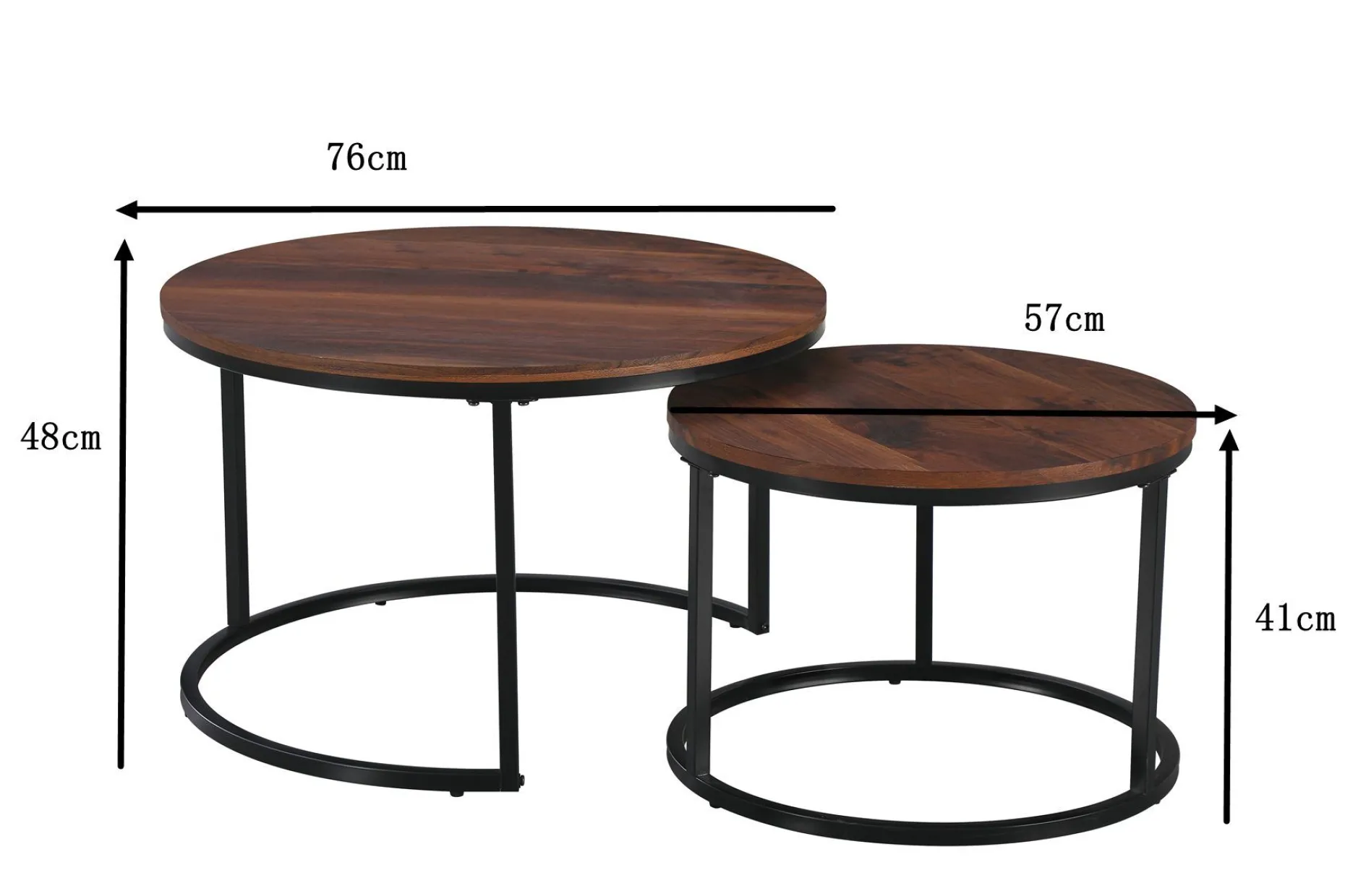 Alex settbord 76 cm rundt