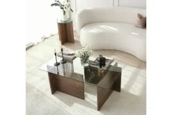Almasi Rektangulært Sofabord 105x40x105 cm