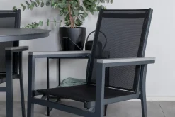 Alma Spisegruppe Rund Ø120cm + 4 Parma Spisestoler
