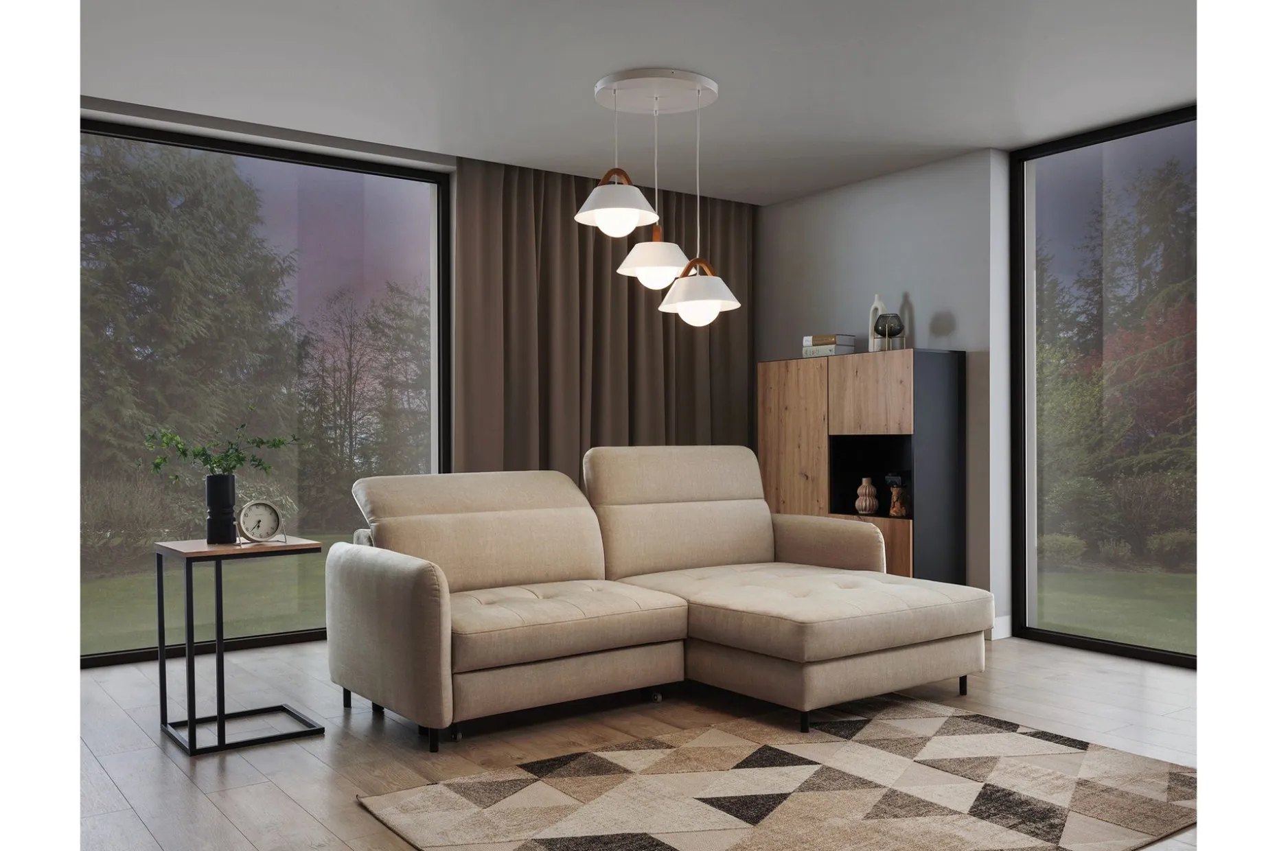 Almitara Taklampe Rund