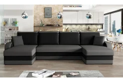 Alvared 4-seters Sovesofa med Dobbeldivan med Oppbevaring