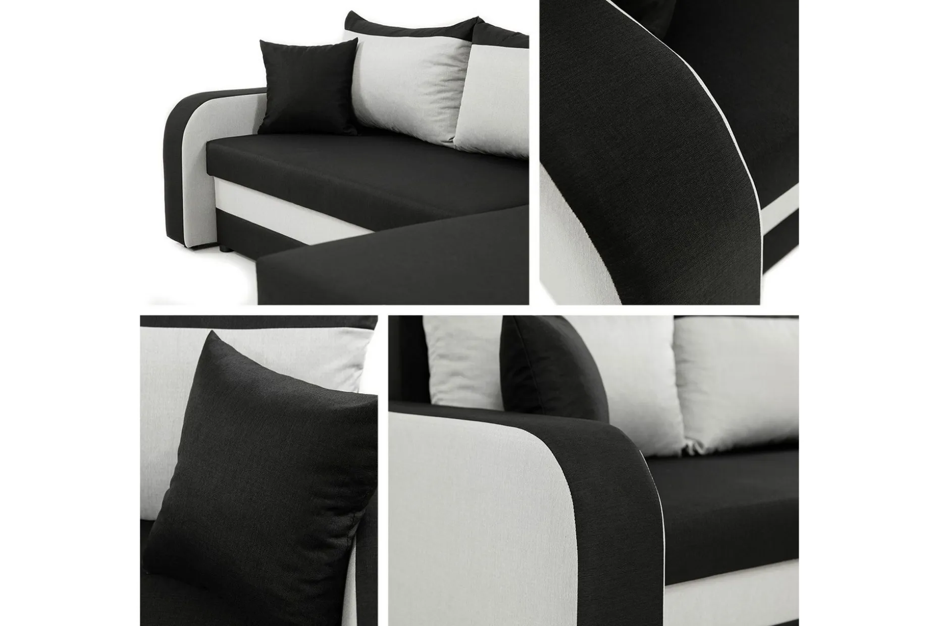 Alvared Sofa med Sjeselong 3-seter