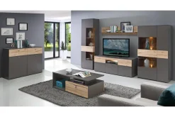 Ameysford Sofabord 120 cm med Oppbevaringshylle + Skuff