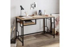 Amsberg Skrivebord 120 cm med Oppbevaringshylle