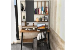 Andifli Skrivebord 60x196,6x120 cm med oppbevaring