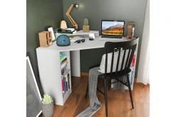 Andifli Skrivebord 90x76,8x120 cm med oppbevaring