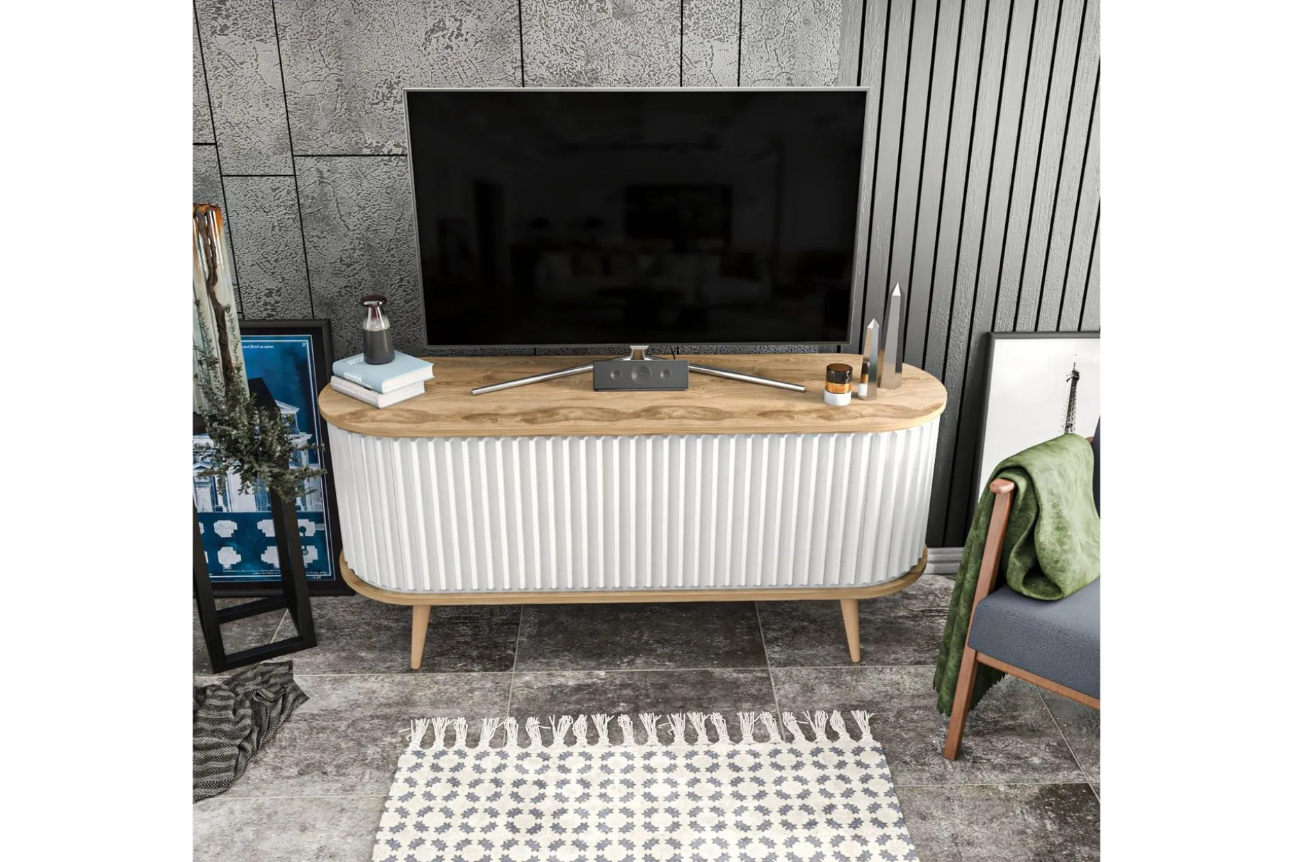 Andifli Tv-benk 140x64 cm