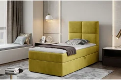 Arcore Oppbevaringsseng 90x200 cm Rutete