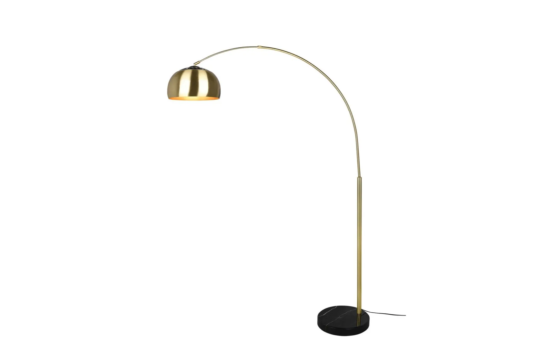 Argentina Gulvlampe E27 Mattmessing
