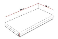 Arigna Fjærmadrass 100x200 cm