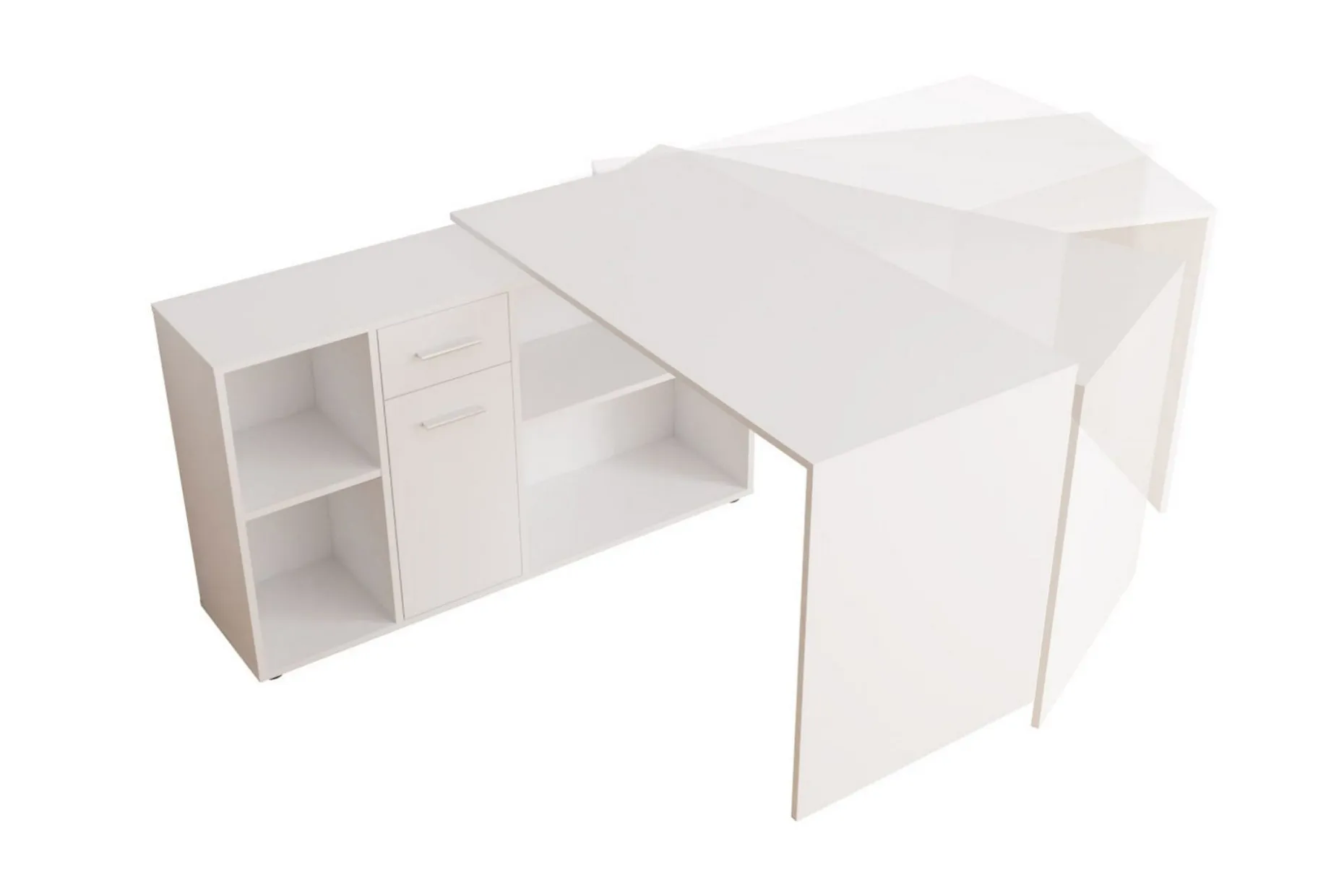 Armacao Hjørneskrivebord 120 cm med Oppbevaring