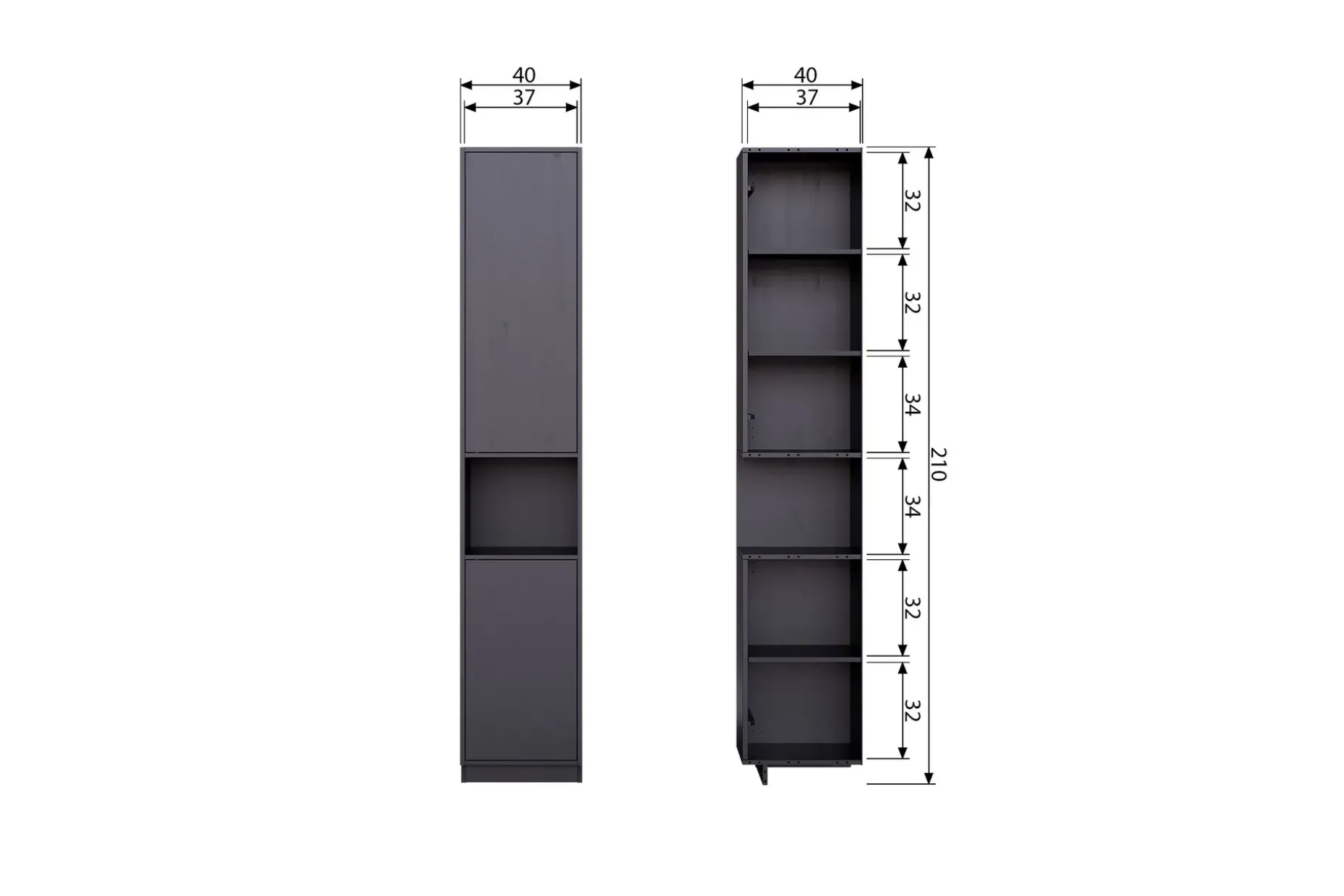 Arteksio Highboard 40x40 cm