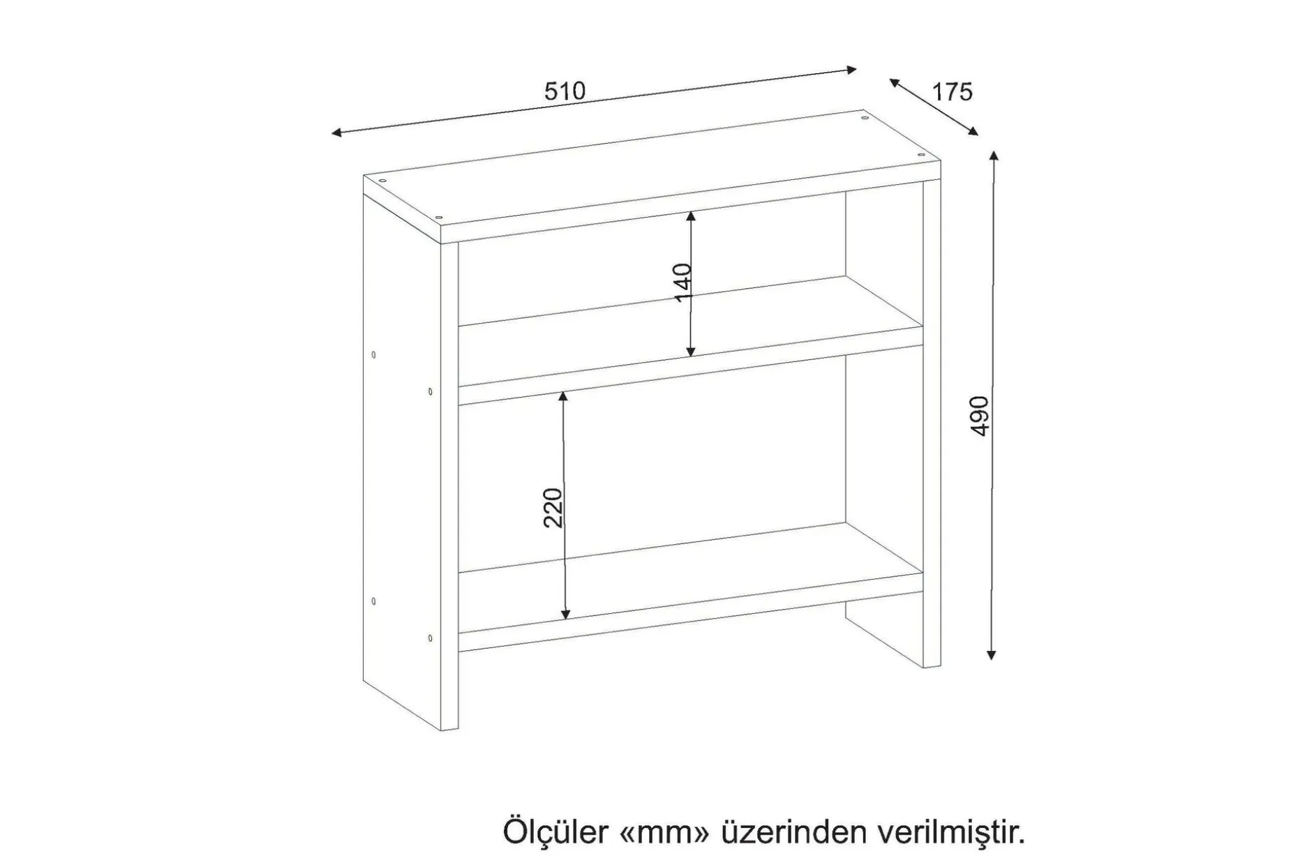 Asillane Sidebord Klassisk