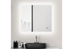 Aspsele Baderomsspeil 70 cm LED-Lys