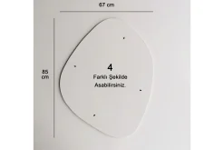 Asymmetrisk Speil Svart