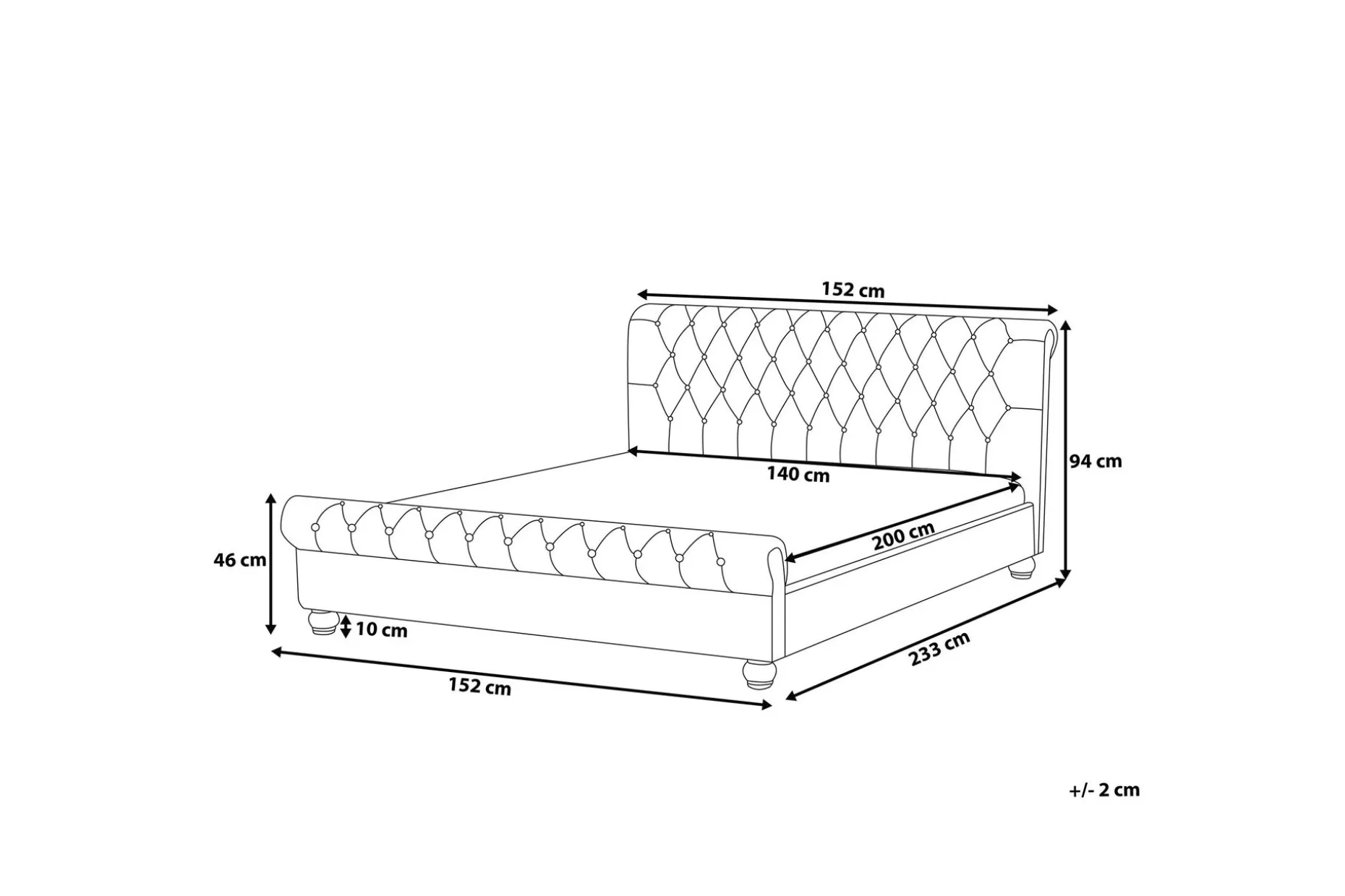 Avallon Dobbeltseng 140 | 200 cm