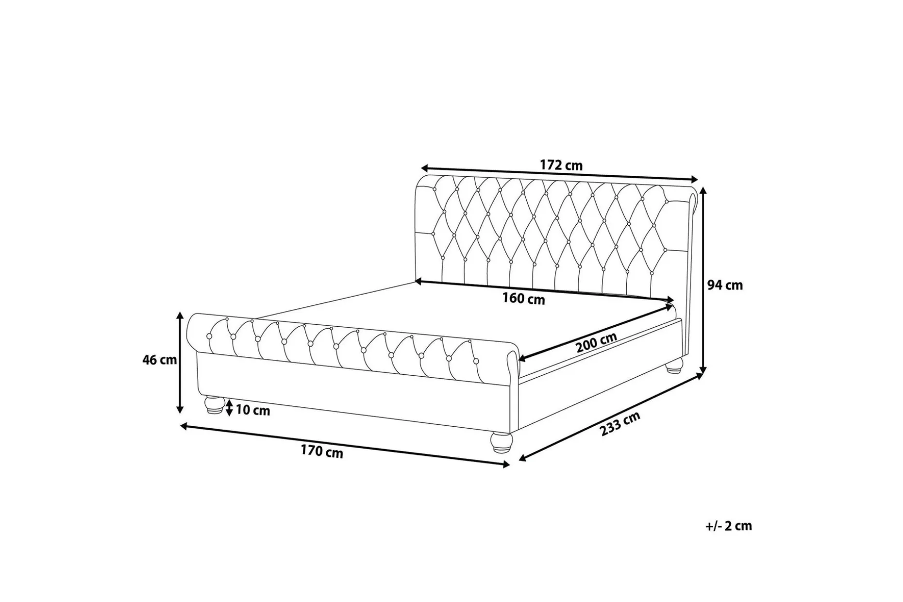 Avallon Dobbeltseng 160 | 200 cm