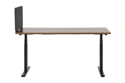 Avskjerming for Skrivebord 160x40 cm grå WALLY