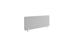 Avskjerming til Skrivebord 160x40 cm grå WALLY