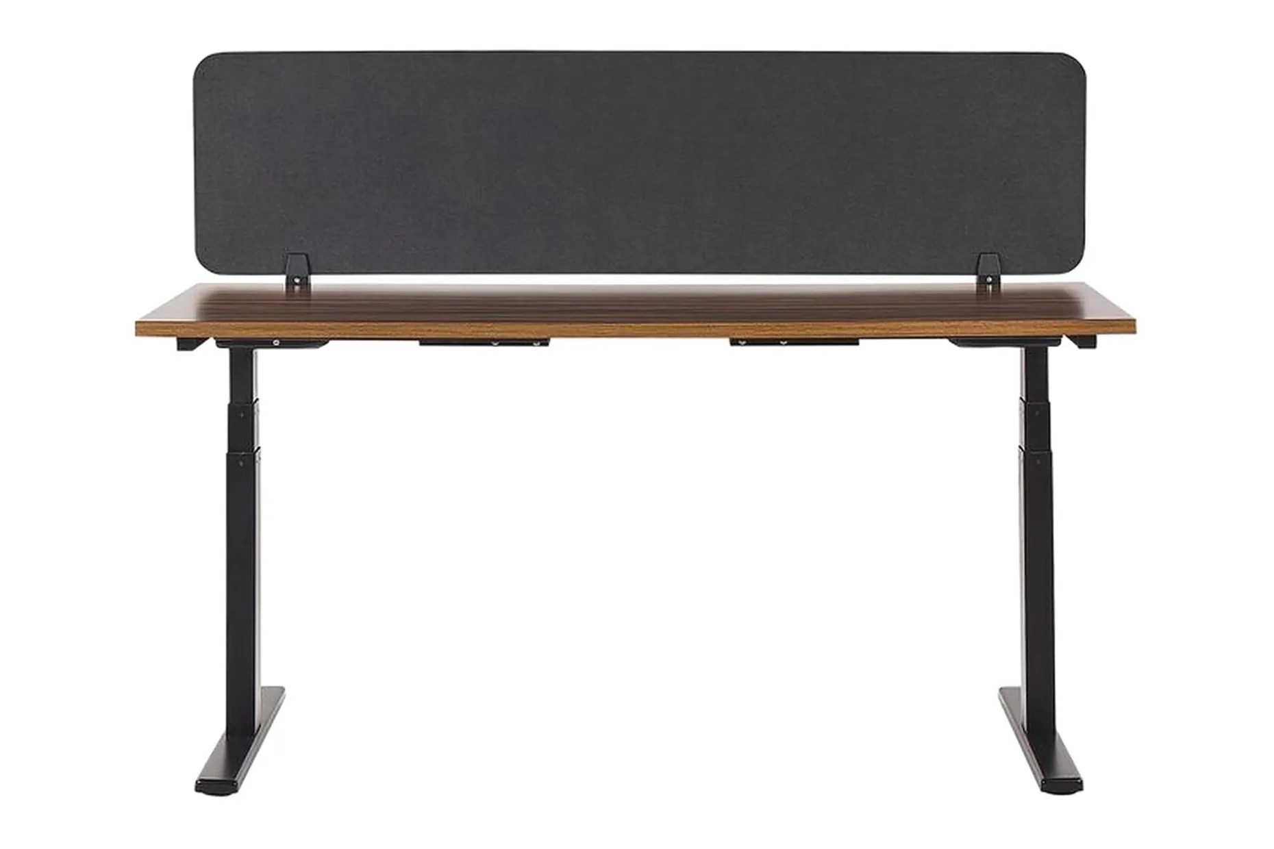 Avskjerming til Skrivebord 180x40 cm grå WALLY