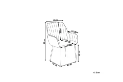 Axson Stol 2-pk Fløyel