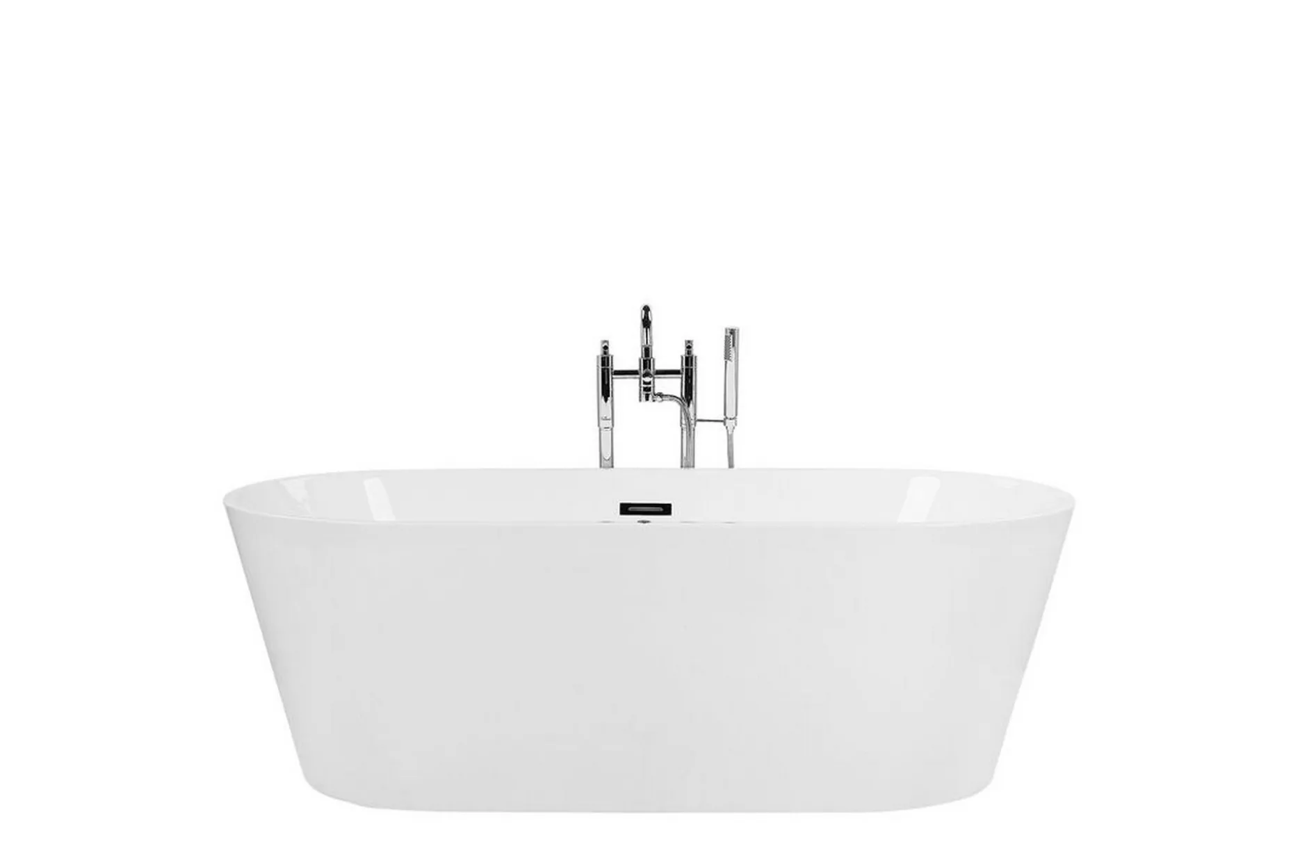 Badekar Frittstående med LED 170 cm Hvit HAVANA