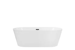 Badekar Frittstående med LED 170 cm Hvit HAVANA