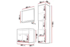 Baderomssett Delorimier 57 cm