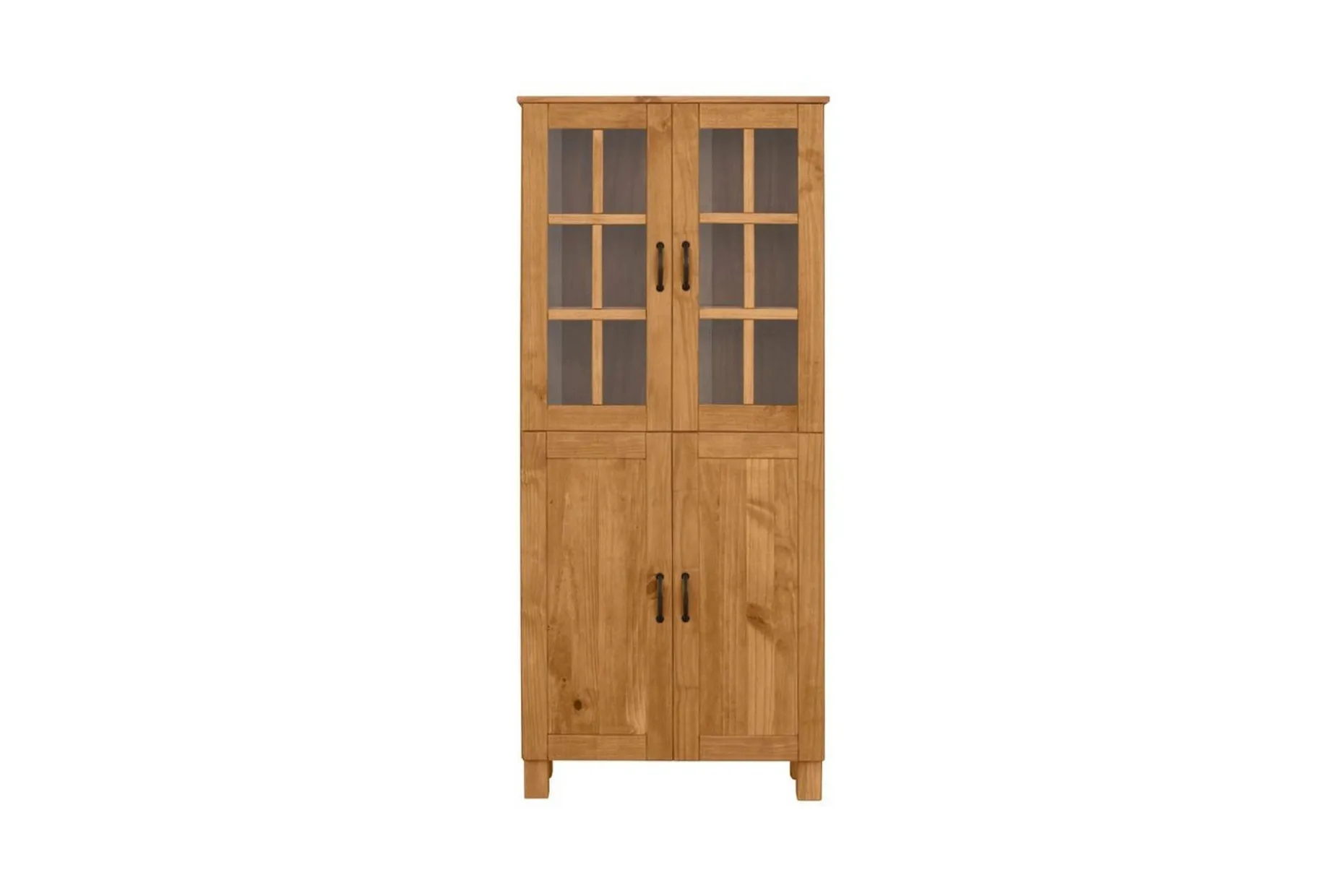 Baderomsskap Alby 75x30x170 cm, Beiset/funksjonsbeskrivelse