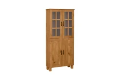 Baderomsskap Alby 75x30x170 cm, Beiset/funksjonsbeskrivelse