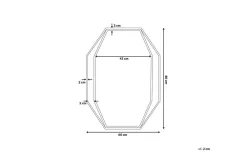 Bagron Speil 80x60 cm